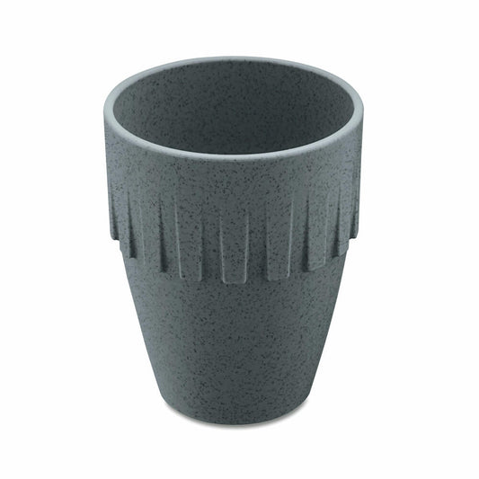 Koziol Becher Cappuccino Connect, Kaffeebecher, Tasse, Kaffeetasse, Thermoplastischer Kunststoff, Organic Deep Grey, 300 ml, 4080673