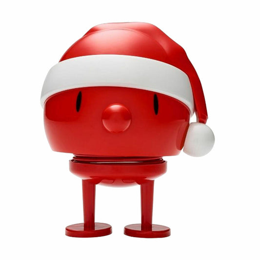 Hoptimist Medium Santa Bumble, Wackelfigur, Wackel Figur, Dekoidee, Dekoration, Kunststoff, Rot, 26165