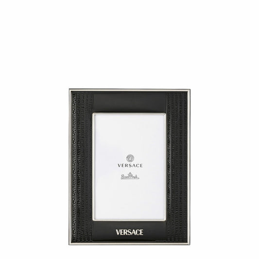 Rosenthal Versace Bilderrahmen Frames VHF10 - Black-Black, Bilaminiert Sterling Silver, 10 x 15 cm, 69197-321637-05731
