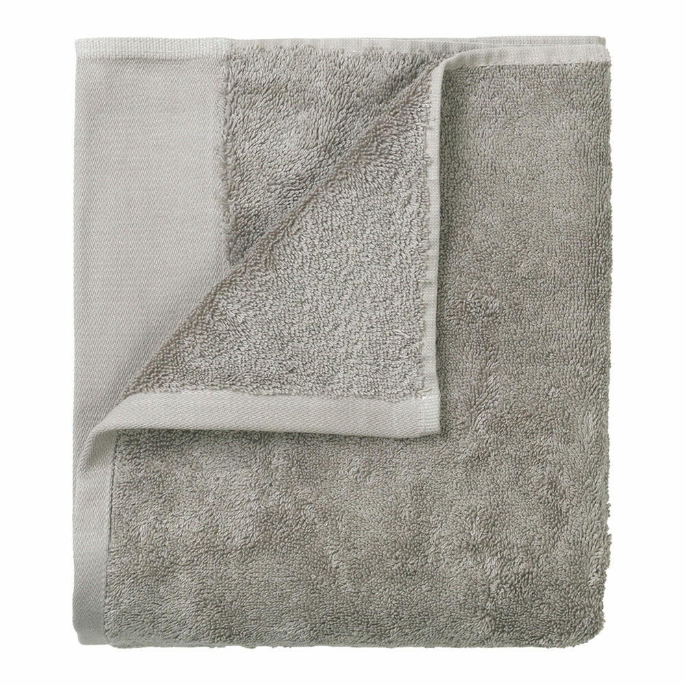 Blomus RIVA Gästehandtuch 4er Set, Gästetuch, Handtuch, Baumwolle, elephant skin, 30 x 30 cm, 69131