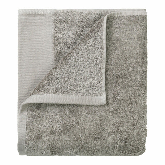 Blomus RIVA Gästehandtuch 4er Set, Gästetuch, Handtuch, Baumwolle, elephant skin, 30 x 30 cm, 69131