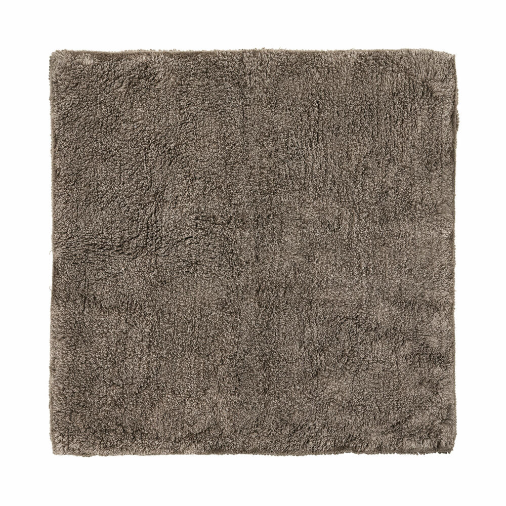 Blomus TWIN Badematte, Badezimmermatte, Bad Matte, Baumwolle, Tarmac, 60 x 60 cm, 69090