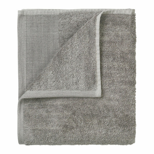 Blomus GIO Gästehandtuch 4er Set, Gasthandtuch, Handtuch, Baumwolle, elephant skin melange, 30 x 30 cm, 69116