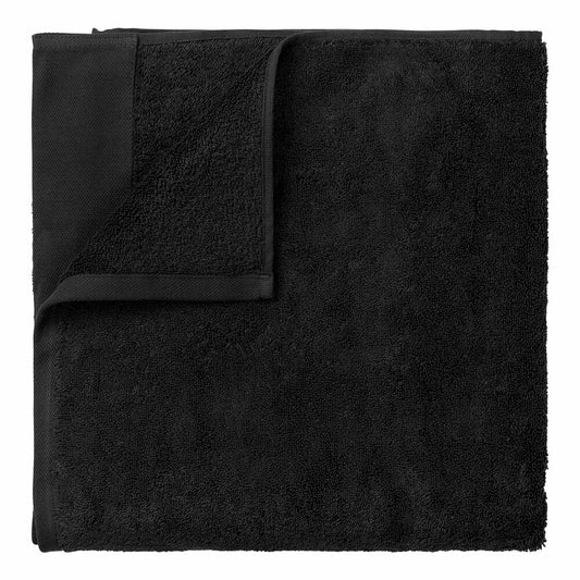 Blomus Sauna Handtuch Riva, Saunatuch, Badehandtuch, Baumwolle, Black, 100 x 200 cm, 66303