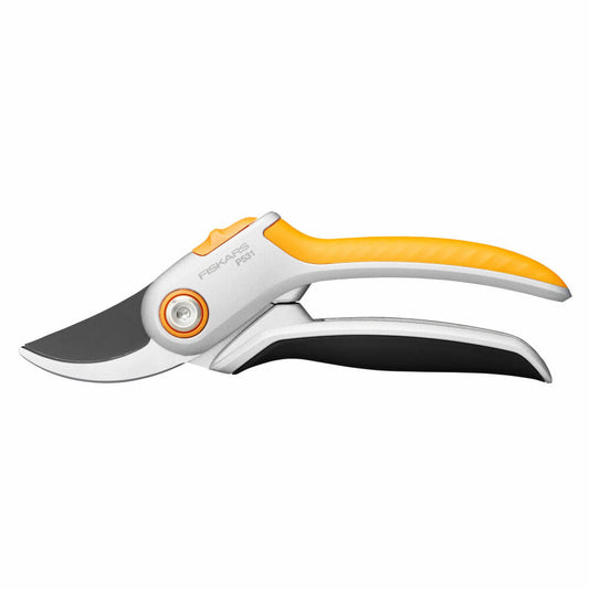 Fiskars Plus Metal Bypass Garden Shears P531, Bypass Shears, Cast Aluminum, 1057168