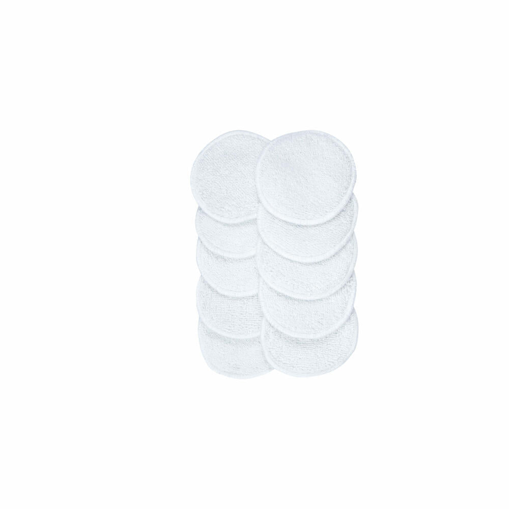 Blomus Make-Up Entfernungspads 10er-Set Asea White, Abschminkpads, Baumwolle, 8 cm, 66342