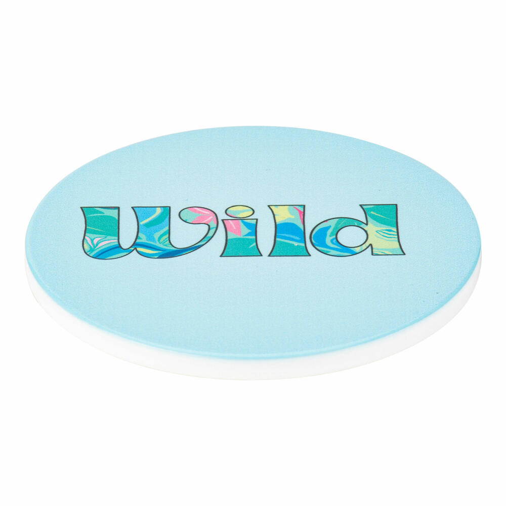 Maxwell &amp; Williams BE FIERCE Ceramic Coaster Wild, Coaster, Ceramic / Cork, 10 cm, DU0417