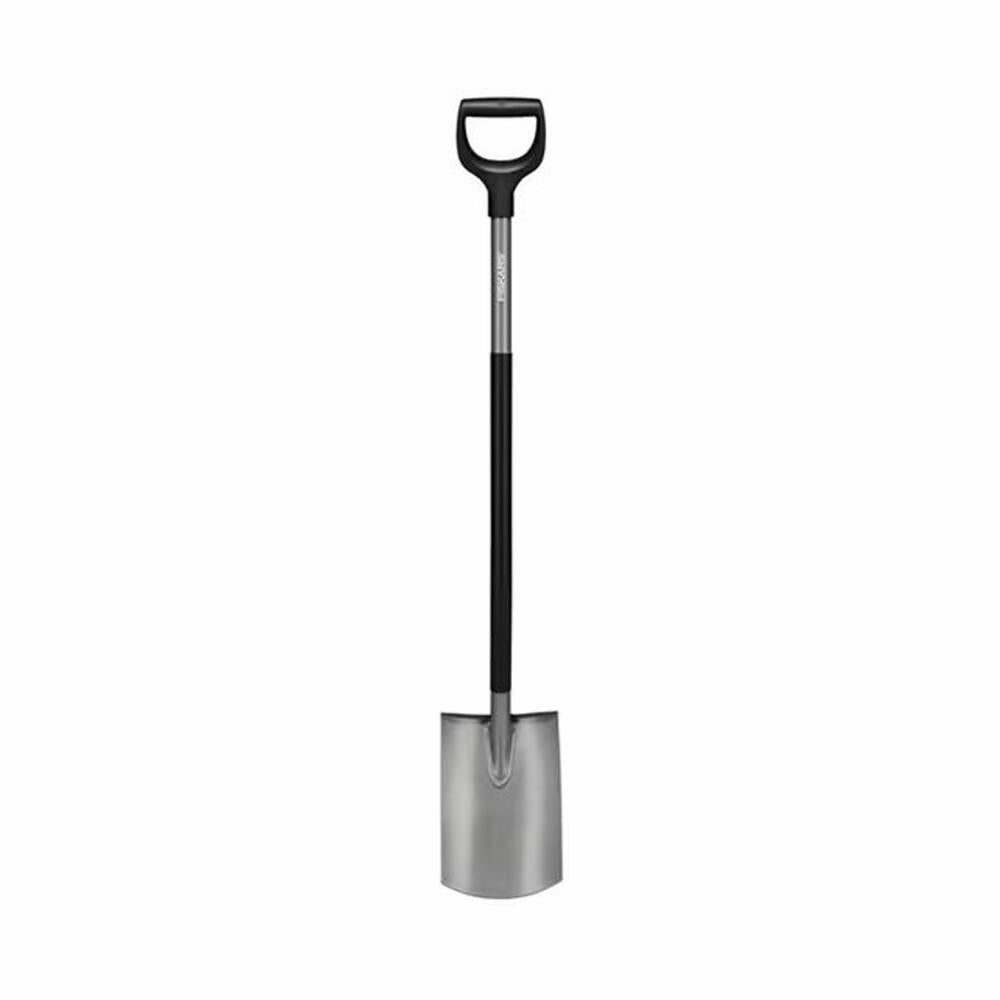 Fiskars Garden Spade Ergonomic Round, Shovel, Spade, Steel, 125 cm, 1066710