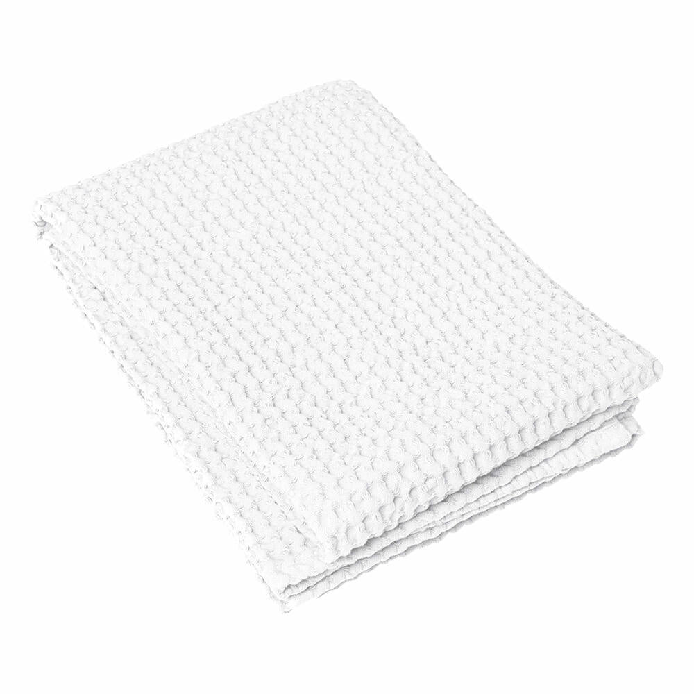 Blomus Badetuch Caro, Handtuch, Duschtuch, Baumwolle, White, 70 x 140 cm, 66304