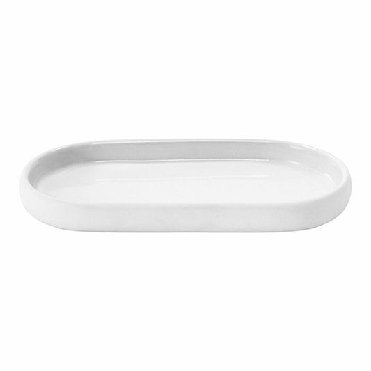 Blomus Tablett Sono, Serviertablett, Ablage, Keramik, White, 10 x 19 cm, 66277