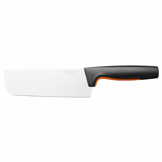 Fiskars Functional Form Nakiri Messer, Allzweckmesser, Küchenmesser, Stahl, Klingenlänge 15.8 cm, 1057537
