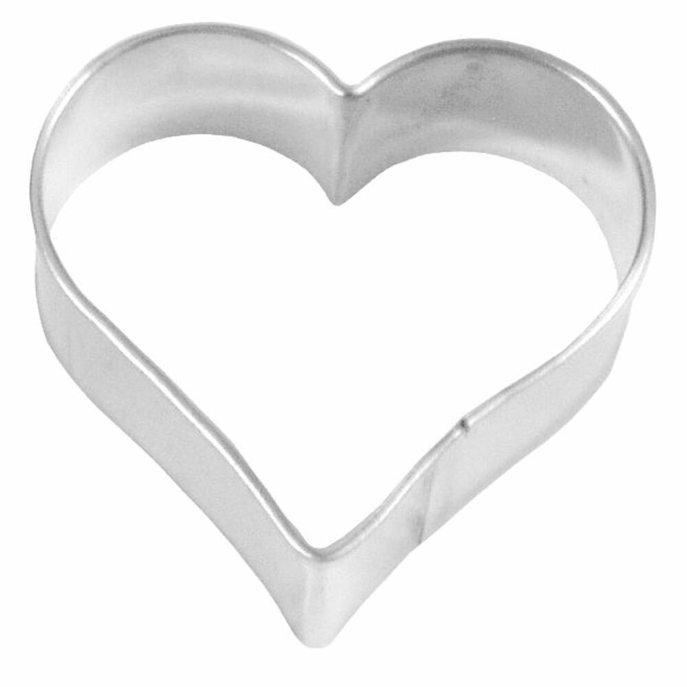 Birkmann cookie cutter heart, cookie cutter, cookie shape, biscuit, biscuits, stainless steel, 4.5 cm, 196087