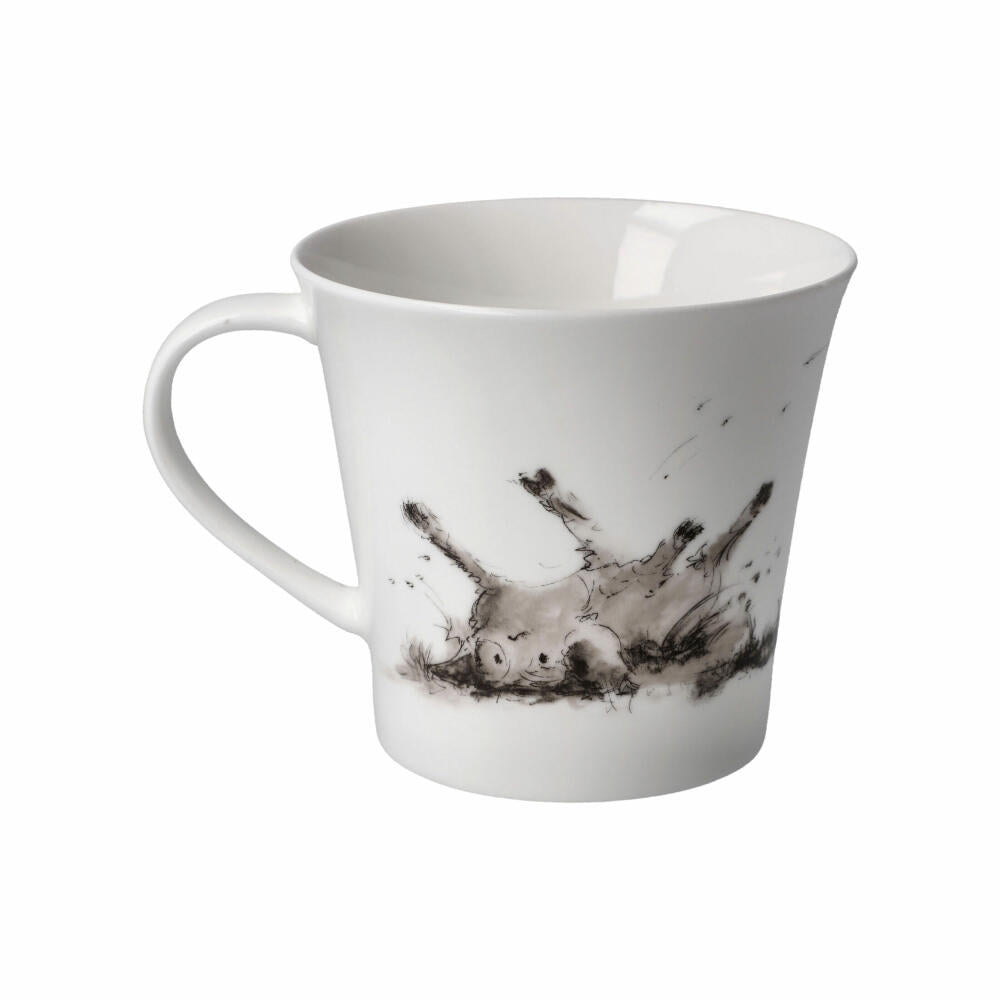 Goebel Coffee-/Tea Mug Peter Schnellhardt - Schwein gehabt!, Tasse, Becher, Fine Bone China, Bunt, 350 ml, 26500311