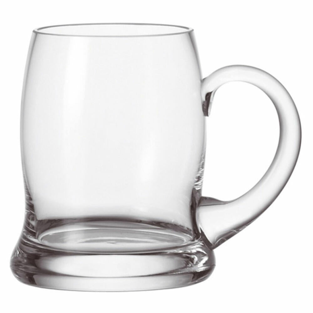 Leonardo Beer Seidel 2er Set, Bierseidel, Bierglas, Bier Krug, Bierhumpen, Glas, 500 ml, 50019