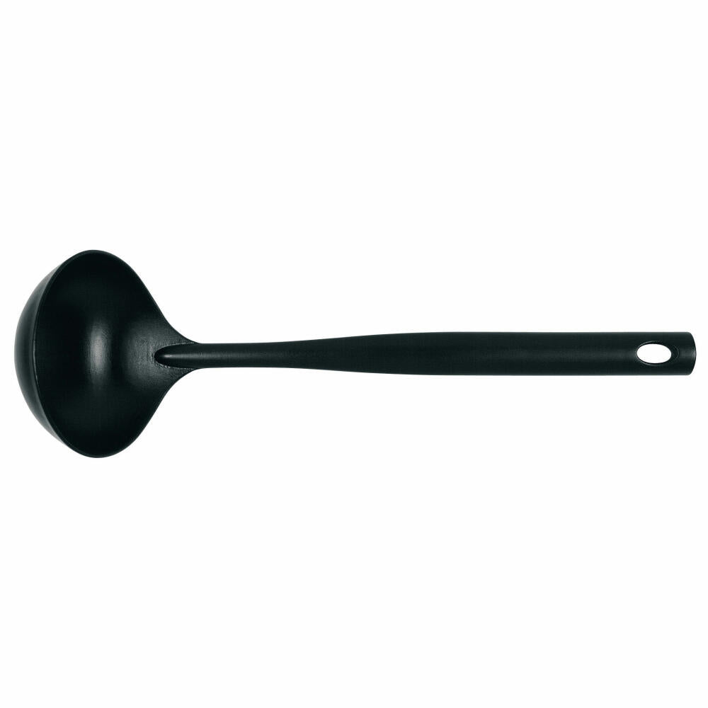 Brabantia Küchenhelfer Basic, Suppenschöpfer, Schöpflöffel, Kelle in Schwarz, 365225