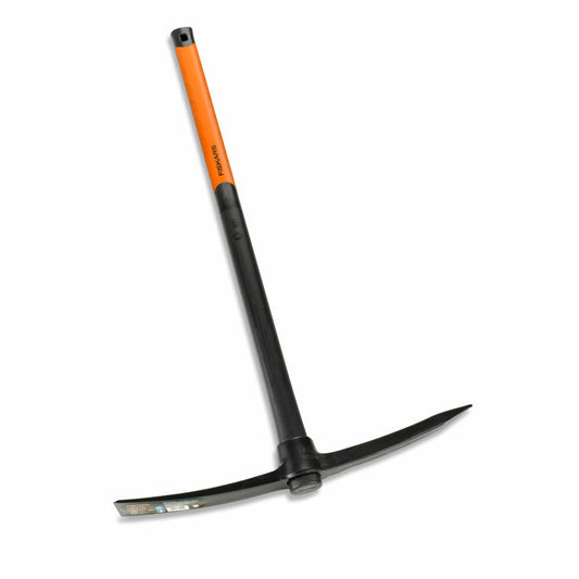 Fiskars Kreuzhacke 200, Kreuz Hacke, Gartenhacke, Gartenzubehör, Stahl / Kunststoff, Schwarz / Orange, 90 cm, 1001733