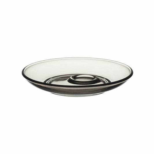 Leonardo Senso Saucer, Small Saucer, Plate for Cup, Glass, Grey, Ø 11.5 cm, 49682