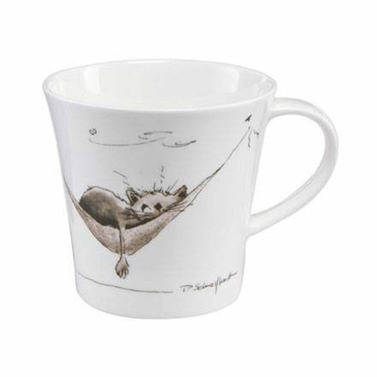 Goebel Mittagspäuschen - Artist Mug Peter Schnellhardt black and white Fine Bone China 26500121