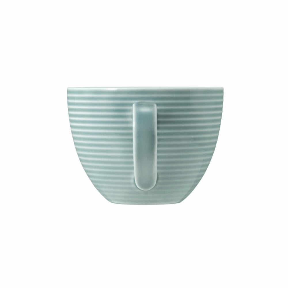 Seltmann Weiden Beat Arktisblau Kaffeeobertasse mit Relief, Kaffeetasse, Kaffee Tasse, Teetasse, Porzellan, Hellblau, 260 ml, 001.753835