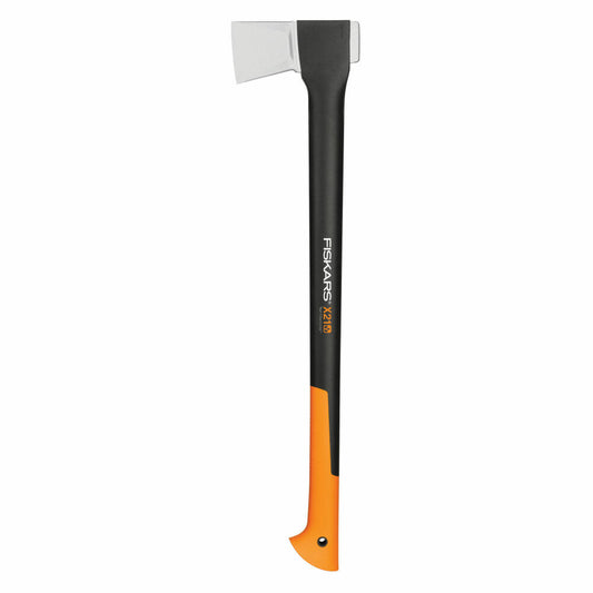 Fiskars Spaltaxt X21-L, Spalt Axt, Gartenbeil, Gartenzubehör, Stahl / Kunststoff, Schwarz / Orange, 70 cm, 1015642