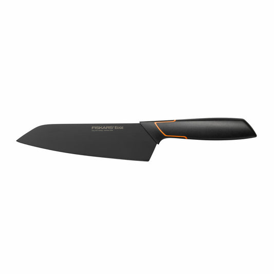 Fiskars Edge Santoku-Messer, Messer, Küchenmesser, Küchenhelfer, Edelstahl, 17 cm, 1003097