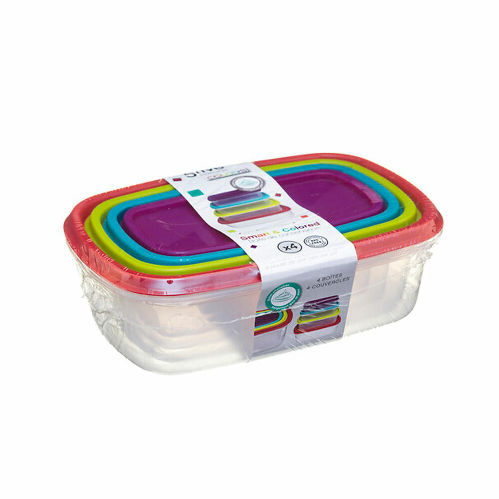 5five Simply Smart Storage Container Set Colors 4-piece, Plastic, Multi-colored, 120395