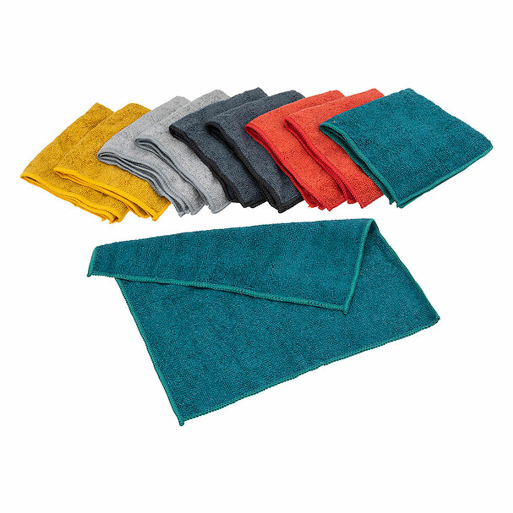 5five Simply Smart Microfiber Cloth Set 10 pcs., Cleaning Cloths, Polyester, Multi-Coloured, 30 x 30 cm, 133610