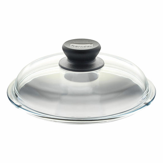 Berndes domed glass lid with plastic knob, glass, transparent, Ø 20 cm, 004420