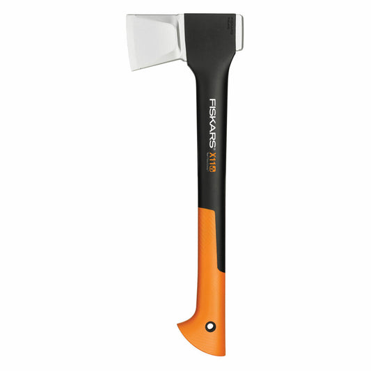 Fiskars Spaltaxt X11-S, Spalt Axt, Gartenbeil, Gartenzubehör, Stahl / Kunststoff, Schwarz / Orange, 44 cm, 1015640