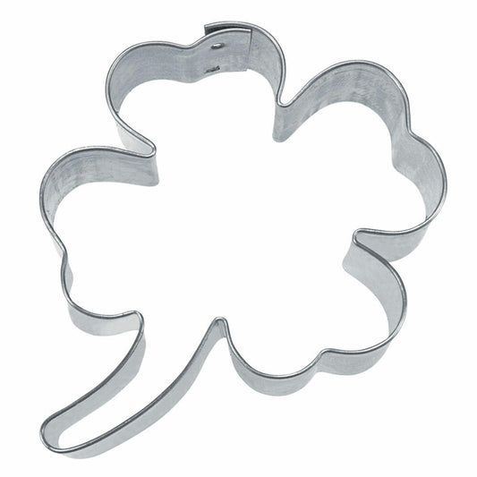 Städter cookie cutter lucky clover, cookie cutter, cookie mold, biscuit, cookies, stainless steel, 7 cm, 100039