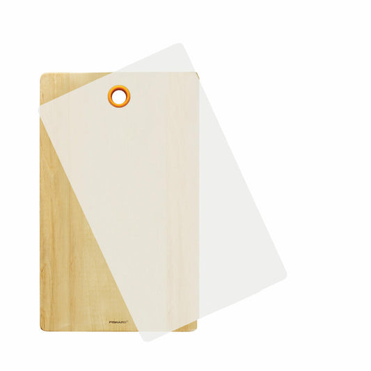 Fiskars Functional Form Cutting Station, 2-piece, cutting board, board, small board, birch wood / plastic, 1014229