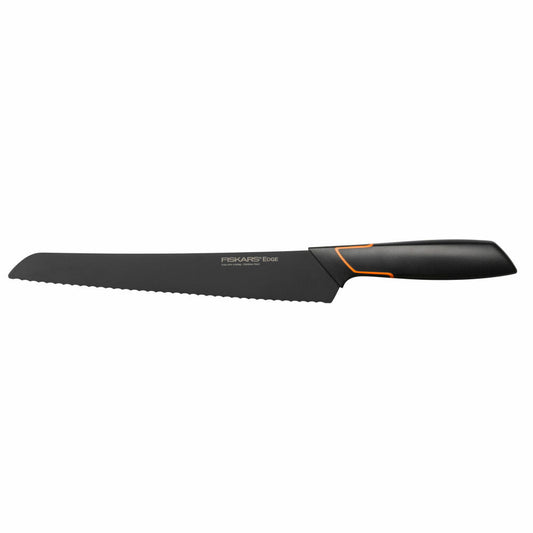 Fiskars Edge Brotmesser, Brot Messer, Küchenmesser, Küchenhelfer, Edelstahl, 23 cm, 1003093