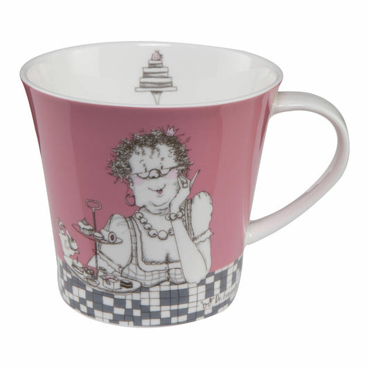 Goebel Two Diets Mug, Coffee Mug, Drinking Mug, Barbara Freundlieb, Porcelain, 350 ml, 27000091