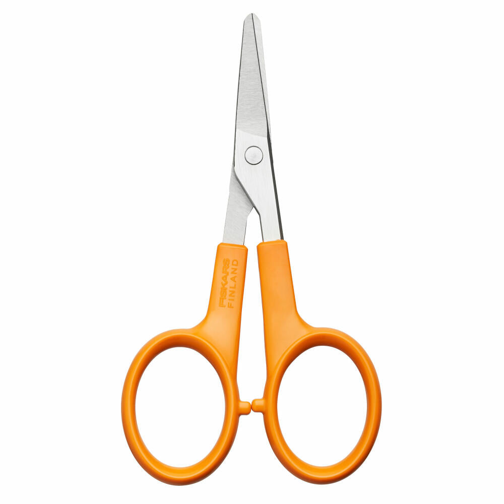 Fiskars Classic Maniküreschere Abgerundet, Maniküre, Schere, Nagelschere, Nagelpflege, Edelstahl, 10 cm, 1003028