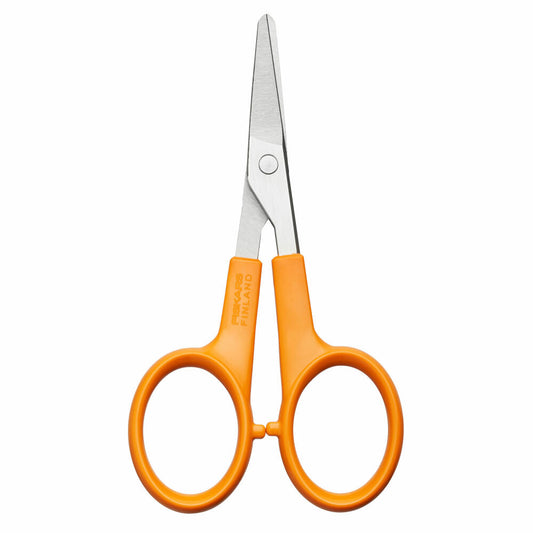 Fiskars Classic Maniküreschere Abgerundet, Maniküre, Schere, Nagelschere, Nagelpflege, Edelstahl, 10 cm, 1003028