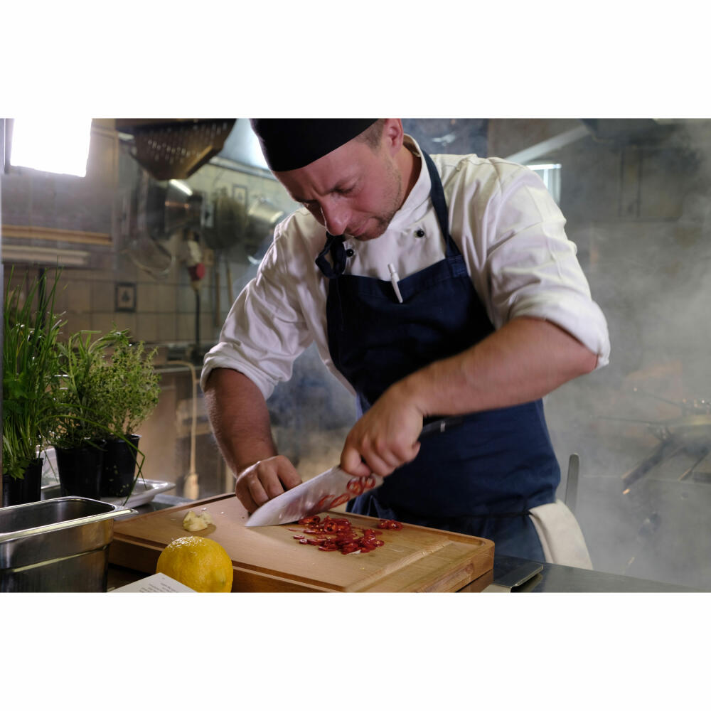 Professional Secrets Kitchen Schneidebrett mit Matte, Holz / Silikon, Braun, 42 x 30 cm, 1014