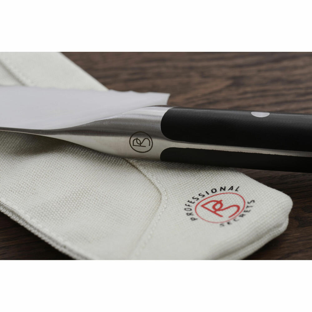 Professional Secrets Kitchen Brotmesser, Stahl / Glasfaser, Silberfarben / Schwarz, 37 cm, Gesamtlänge Klingenlänge 23.4 cm, 1018
