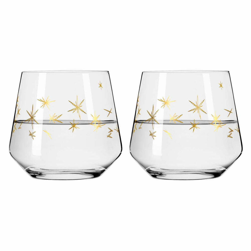 Ritzenhoff Tumbler Set of 2 Celebration Deluxe 003, Romi Bohnenberg, crystal glass, 420 ml, 6141015