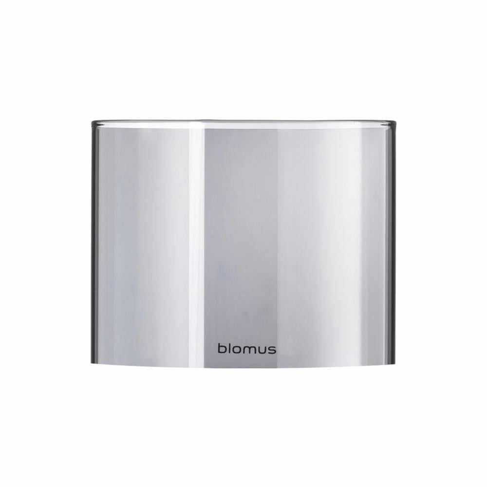 Blomus Ersatzglas für Windlicht XS Calma, Ersatzteil, Ersatz Glas, Steel Gray, 88310