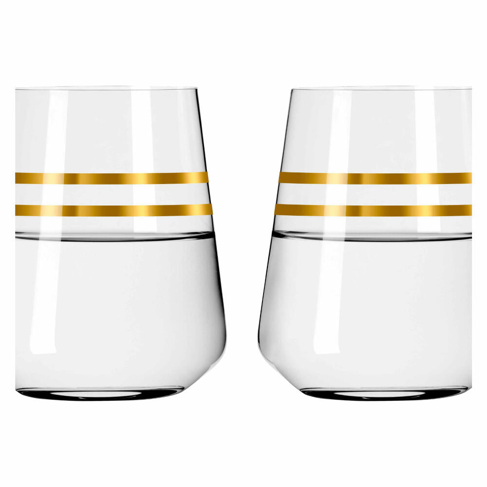 Ritzenhoff water glass set of 2 Celebration Deluxe 001, Sonja Eikler, crystal glass, 510 ml, 6141003