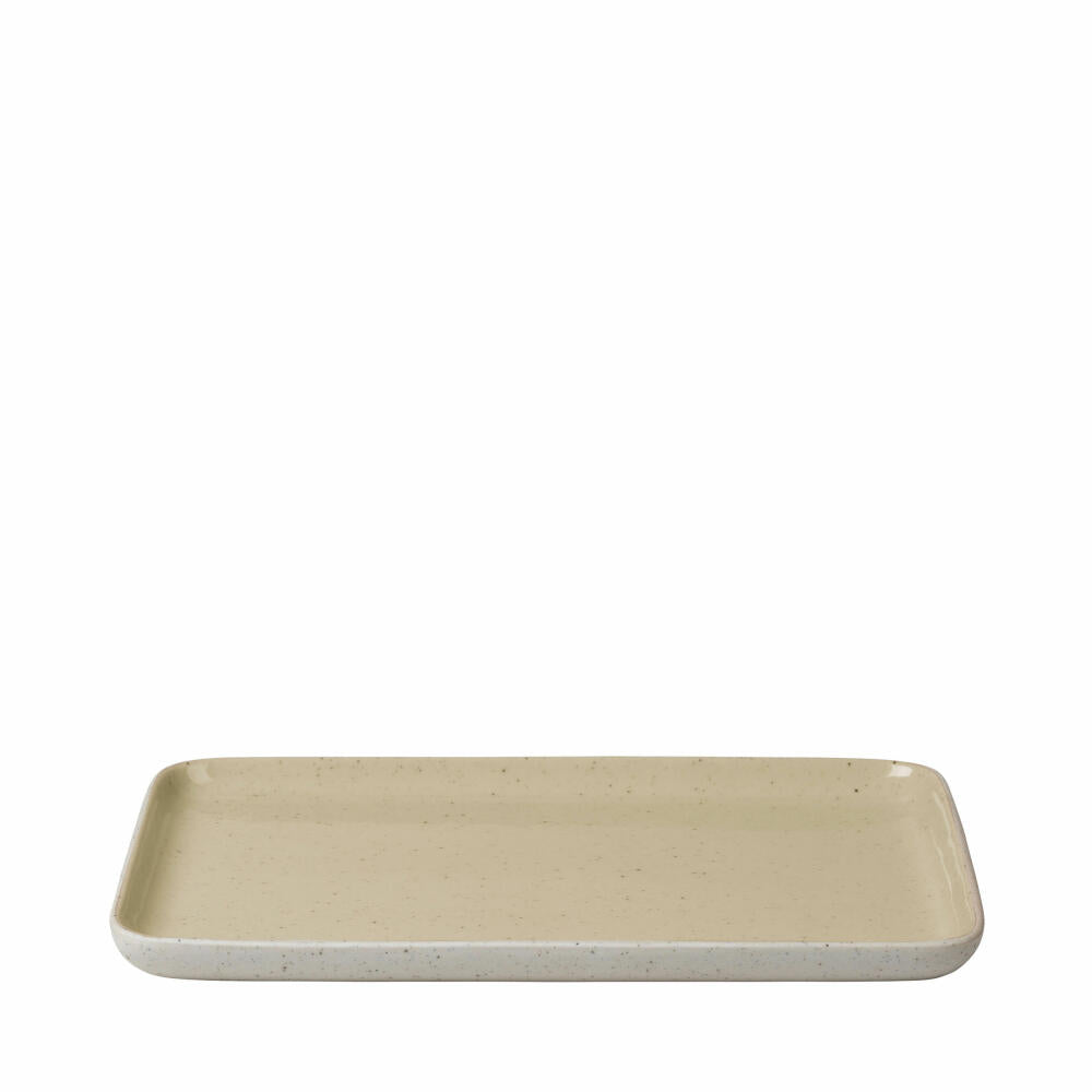 Blomus Snack Plate L Sablo Savannah, Side Plate, Ceramic, 21 x 15 cm, 64338