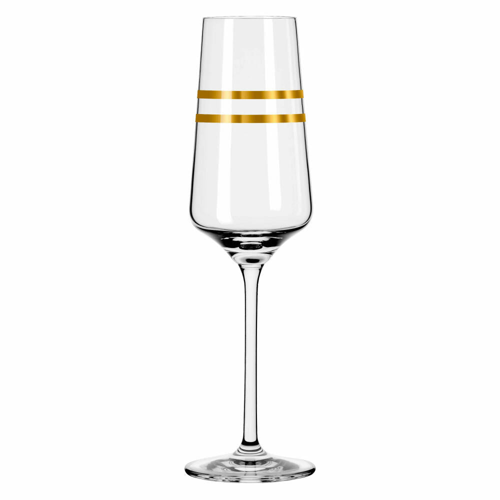 Ritzenhoff champagne glass set of 2 Celebration Deluxe 001, Sonja Eikler, crystal glass, 233 ml, 6141004