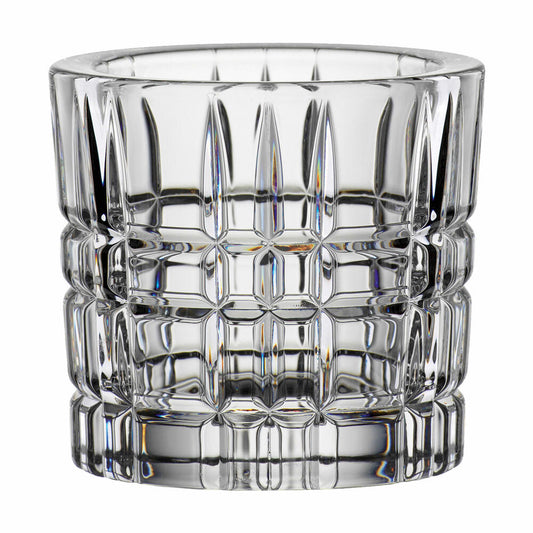 Nachtmann Square Teelichthalter, Teelicht Halter, Votivlicht, Kerzenhalter, Kristallglas, 6.6 cm, 101981