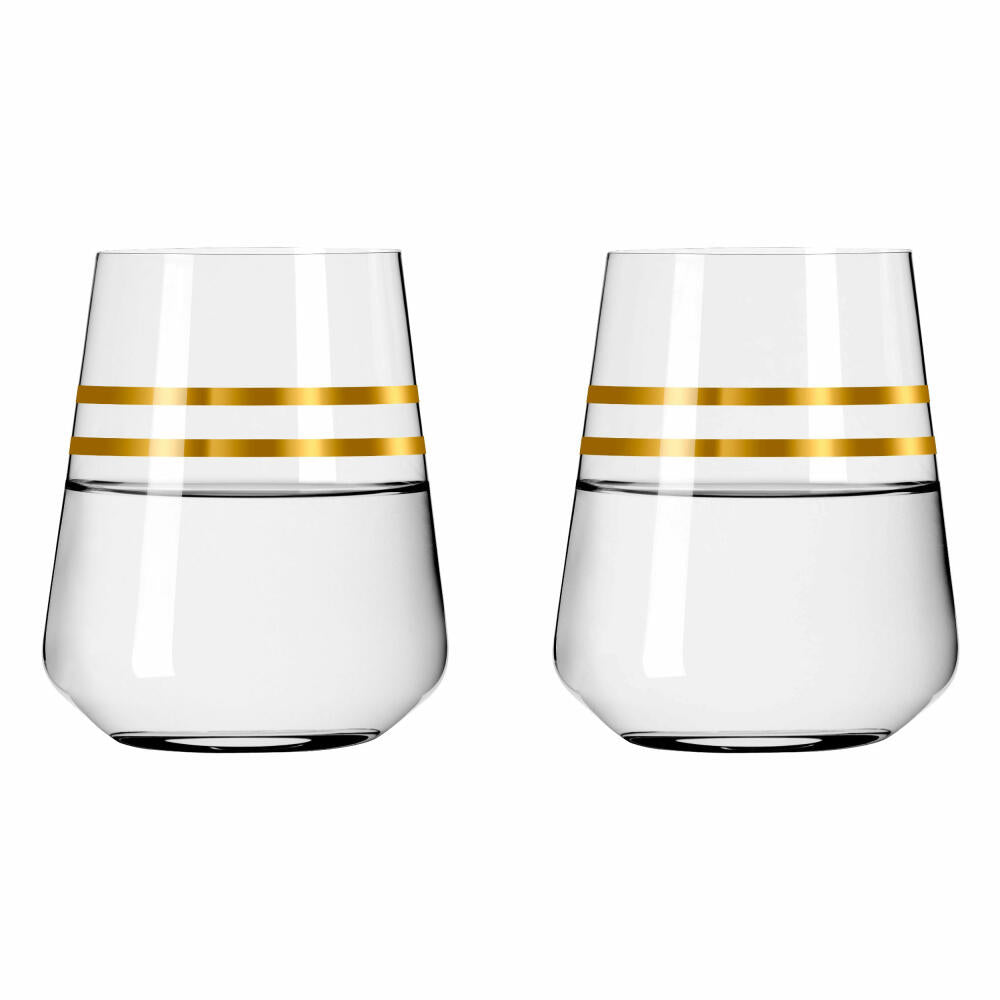 Ritzenhoff water glass set of 2 Celebration Deluxe 001, Sonja Eikler, crystal glass, 510 ml, 6141003