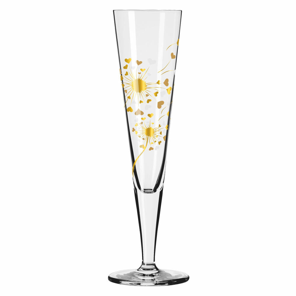 Ritzenhoff Goldnacht Champus-Duett F24, 2er Set, A. Vasconcelos, Champagnerglas, Kristallglas, 205 ml, 6031007