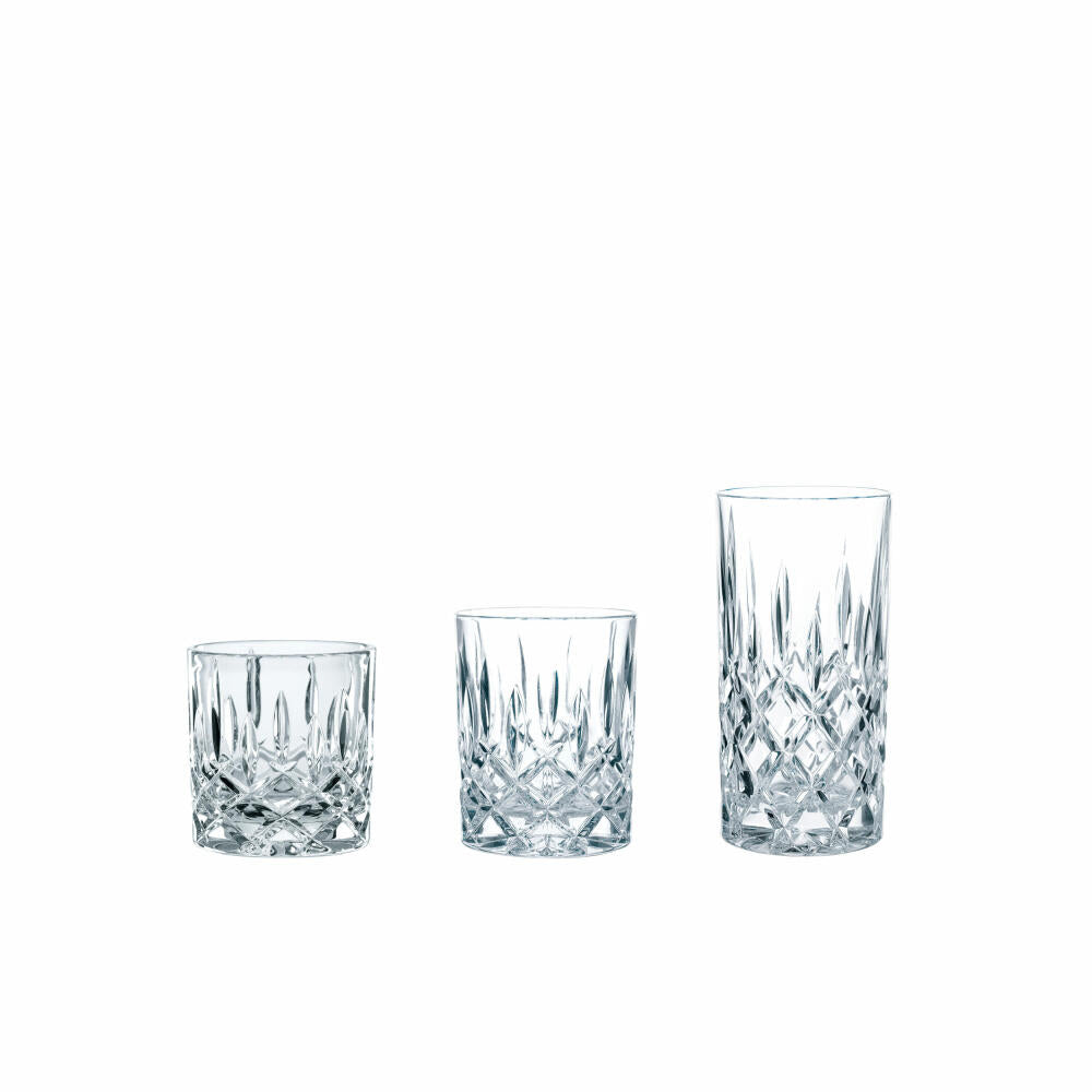 Nachtmann Noblesse Becher-Set 18-tlg., Longdrinkgläser, Whiskybecher, SOF Tumbler, Kristallglas, 101764