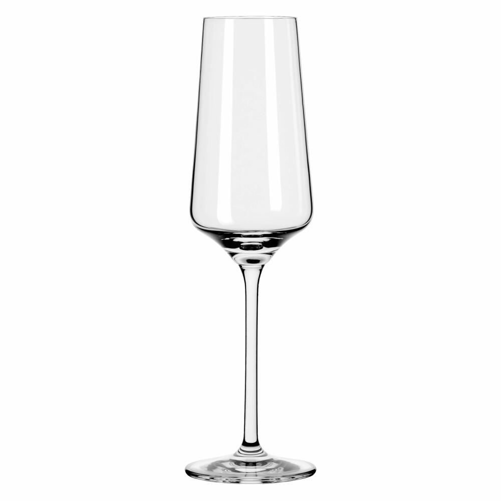 Ritzenhoff champagne glass set of 2 light white Julie 001, Nadine Niggemeier, crystal glass, 233 ml, 6111008