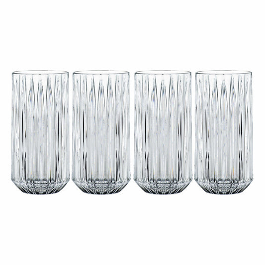 Nachtmann Jules Longdrink, set of 4, long drink glass, drinking glass, cocktail glass, crystal glass, 375 ml, 101980