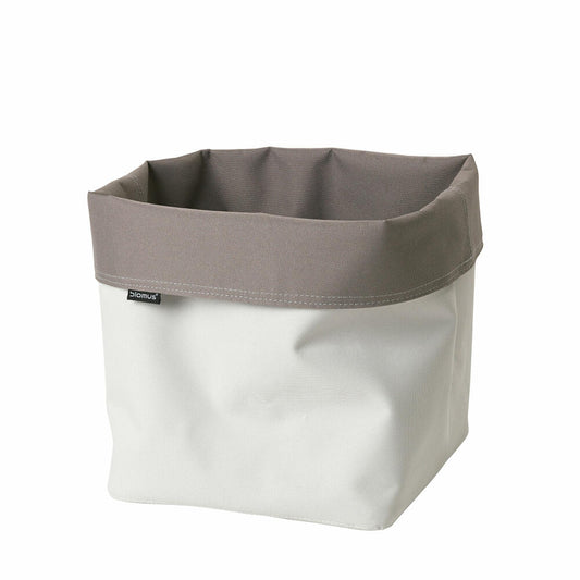 blomus ARA Wendekorb, Sand-Taupe, Kunstfaser, H 26 cm, B 23 cm, T 23 cm, 69036