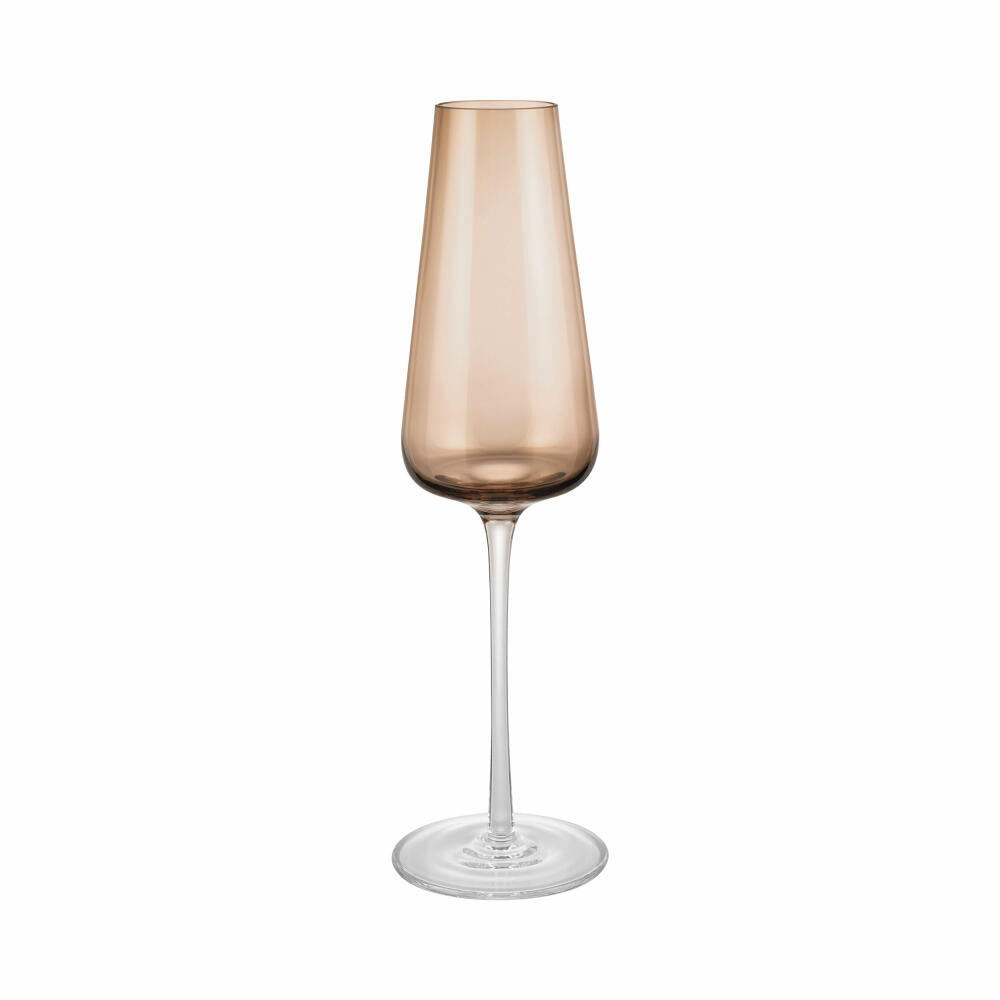 Blomus Sektgläser 2er-Set Belo Coffee, Champagnergläser, Glas, 200 ml, 64292